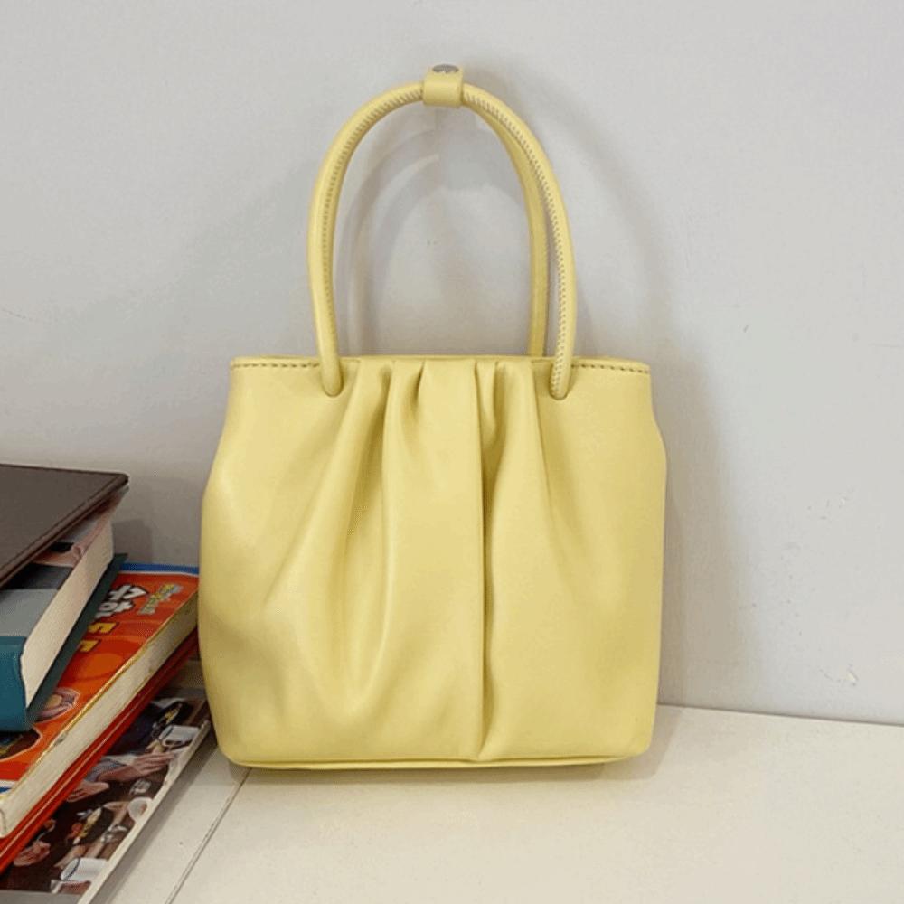 Casual Style Pleated Design Pu Handbags Square Shape Solid Color Crossbody Bag Soft Material Mini Shoulder Bag Daily Commute жовтий
Casual Style Pleated Design Pu Handbags Square Shape Solid Color Crossbody Bag Soft Material Mini Shoulder Bag Daily Commute жовтий
