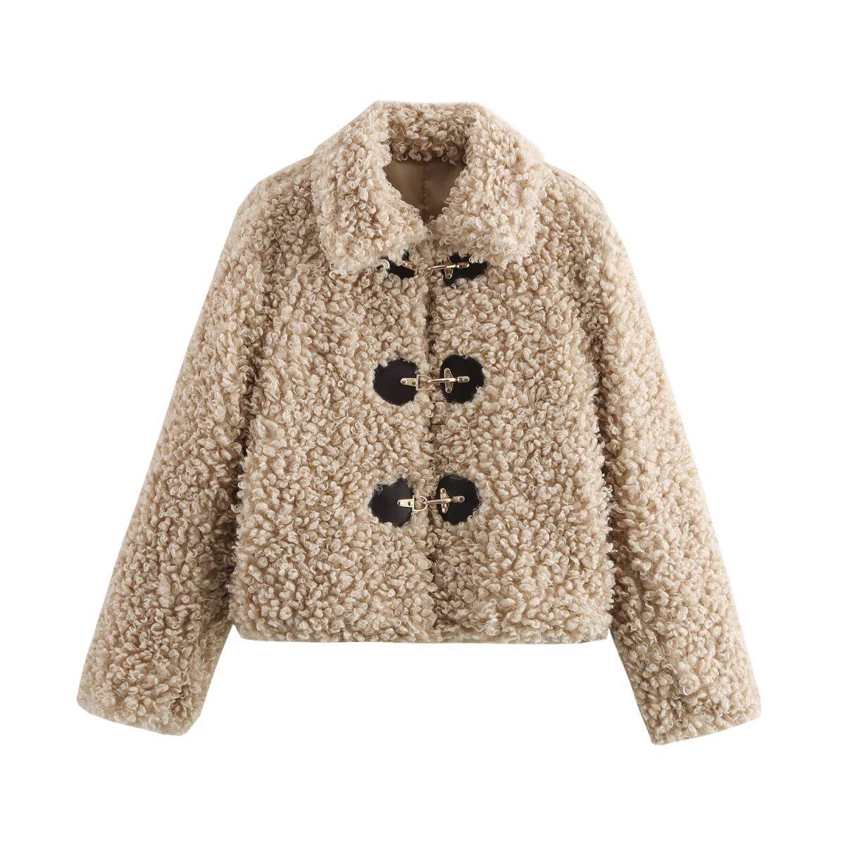 2024 Autumn/Winter European & American Women’s Fashion: Lapel Rope Knot Button Fleece Coat S хаки
2024 Autumn/Winter European & American Women’s Fashion: Lapel Rope Knot Button Fleece Coat S хаки