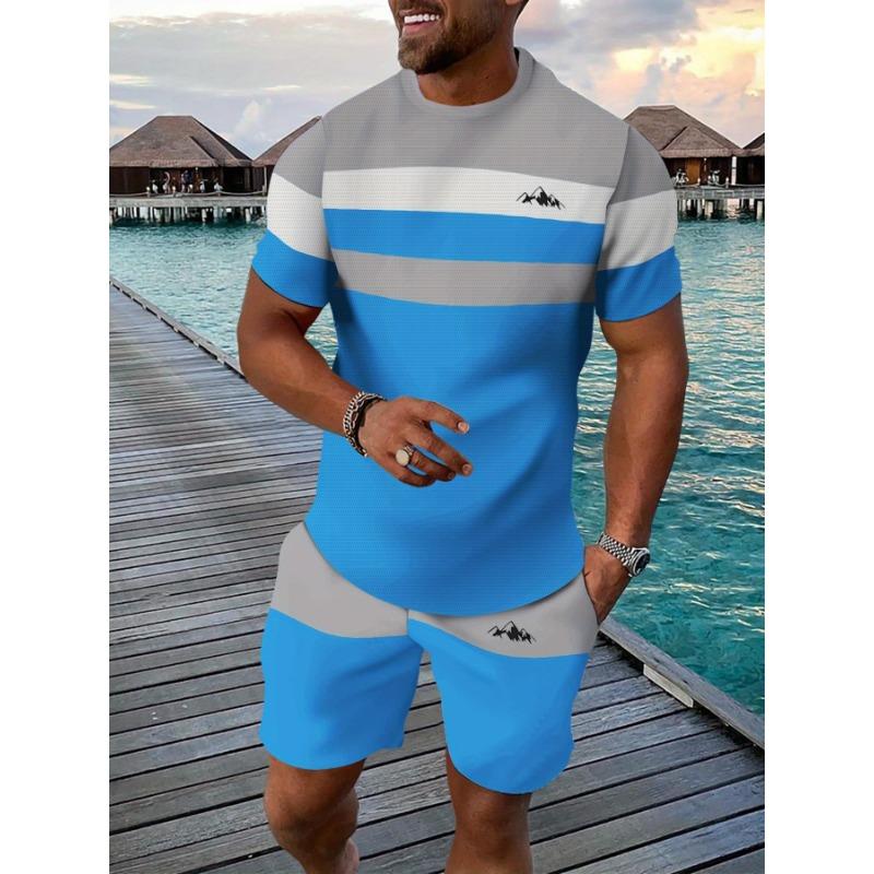 Leisure Sports Set Breathable Outdoor Men s Short sleeved T-shirt Half length Pants Set Summer 3D Printed Adult Men s Style S
Leisure Sports Set Breathable Outdoor Men s Short sleeved T-shirt Half length Pants Set Summer 3D Printed Adult Men s Style S