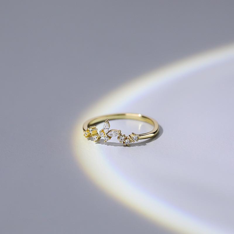 925 Sterling Silver Butterfly Ring Women Korean Simple INS Shiny Zircon Ring Exquisite Jewelry Gift золотий
925 Sterling Silver Butterfly Ring Women Korean Simple INS Shiny Zircon Ring Exquisite Jewelry Gift золотий