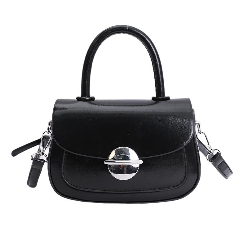 Commuting Hand-held Small Bag, Niche Retro Saddle Bag, Daily Single-shoulder Crossbody Bag without pendant чорний
Commuting Hand-held Small Bag, Niche Retro Saddle Bag, Daily Single-shoulder Crossbody Bag without pendant чорний