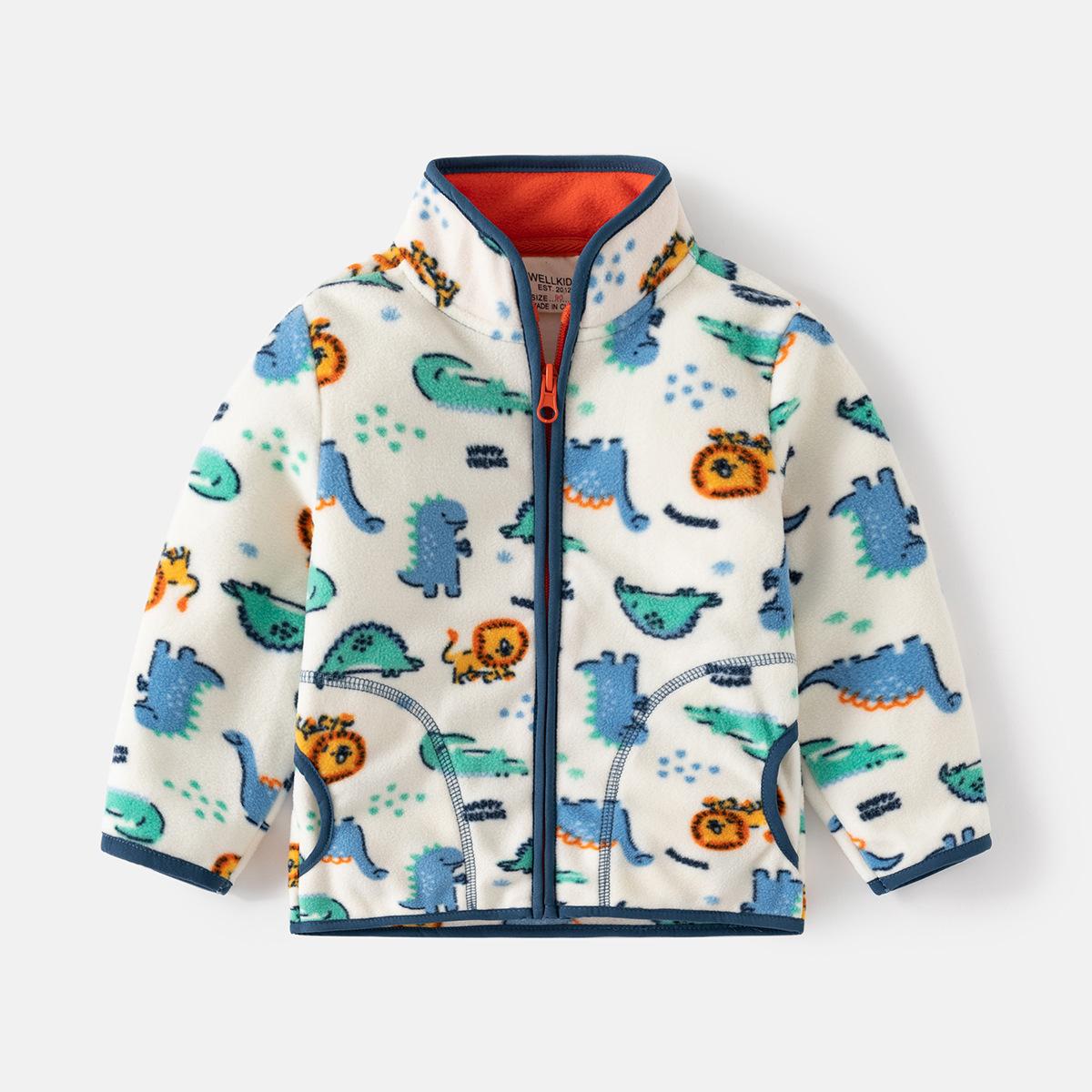 Baby Boys Girls Autumn Winter Fleece Jacket Stand Collar Warm Outerwear Kids Clothing 130cm бежевий
Baby Boys Girls Autumn Winter Fleece Jacket Stand Collar Warm Outerwear Kids Clothing 130cm бежевий