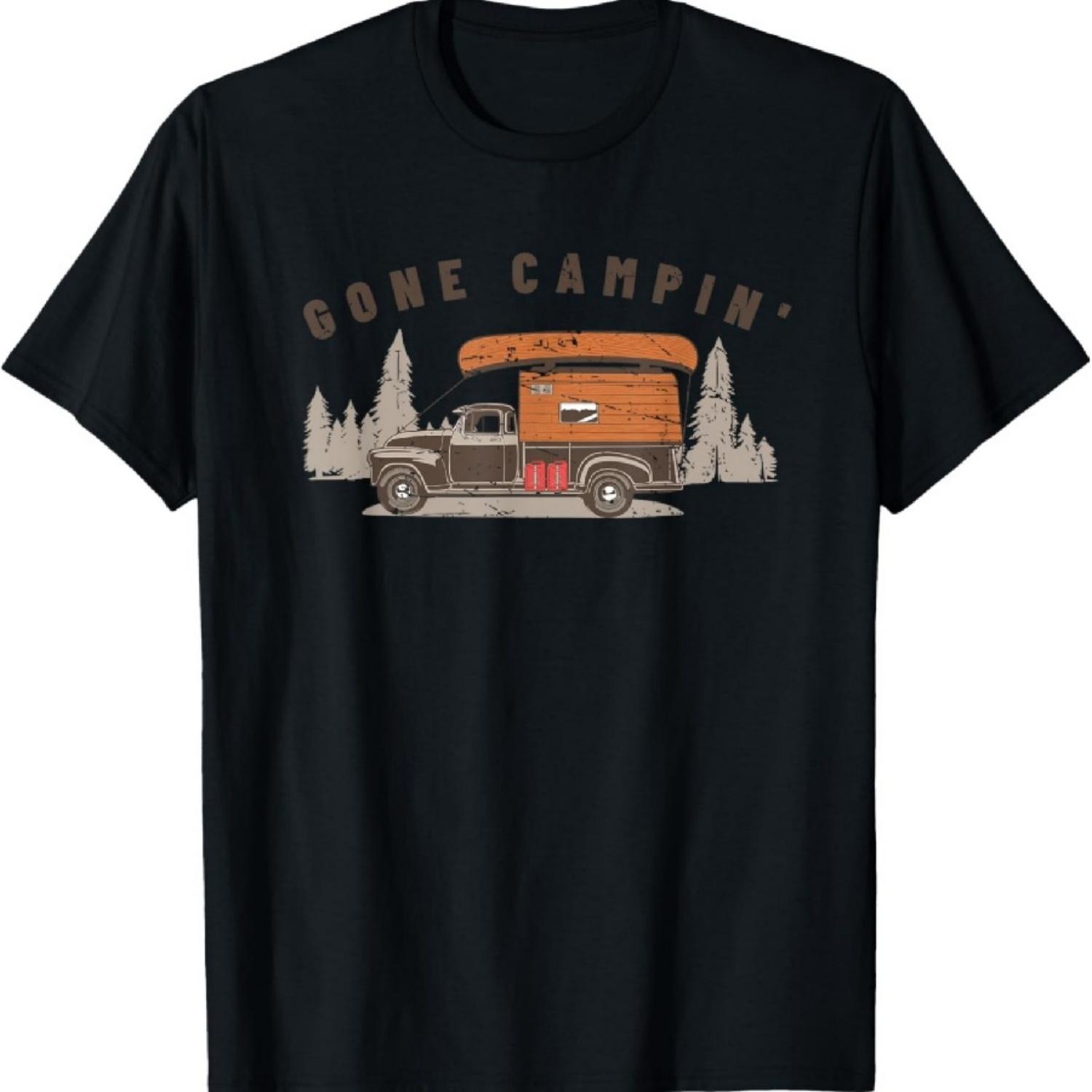 Vintage Gone Campin Old Truck Camper Canoe Graphic T-Shirt S
Vintage Gone Campin Old Truck Camper Canoe Graphic T-Shirt S