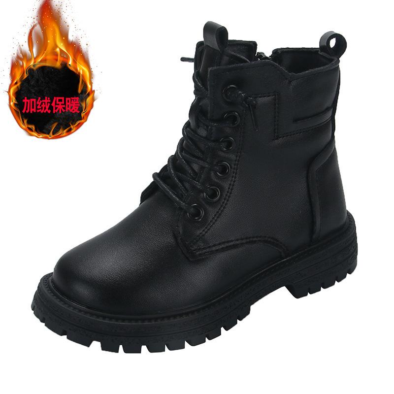 Winter girls Martin boots, new autumn and winter models, fleece-lined and thickened, for older children, boys short boots, fashionable British 26
Winter girls Martin boots, new autumn and winter models, fleece-lined and thickened, for older children, boys short boots, fashionable British 26
