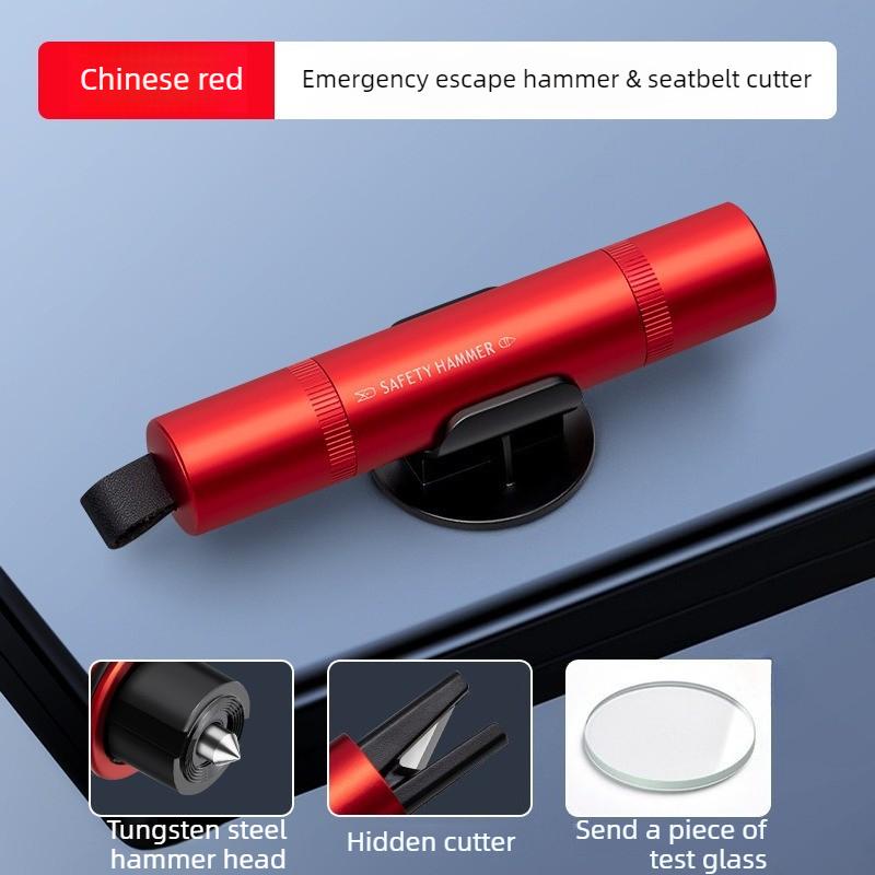 Car Window Breaker Safety Hammer with Seat Belt Cutting Knife Multi-functional Vehicle Escape Tools with Brackets and Test Glass
Car Window Breaker Safety Hammer with Seat Belt Cutting Knife Multi-functional Vehicle Escape Tools with Brackets and Test Glass