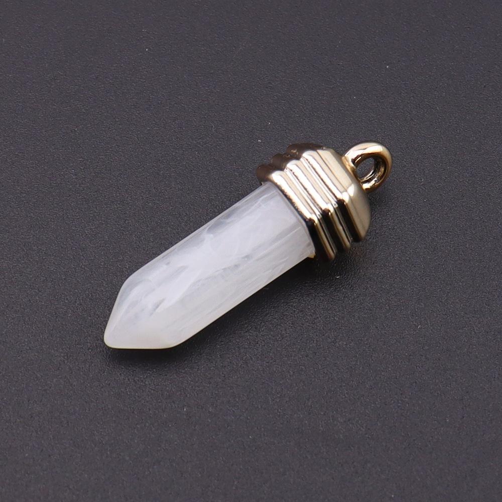 Jewelry Hexagonal Post Pendant Necklace Chain Resin Imitation Natural Stone Pendant Sub Necklace N792
Jewelry Hexagonal Post Pendant Necklace Chain Resin Imitation Natural Stone Pendant Sub Necklace N792