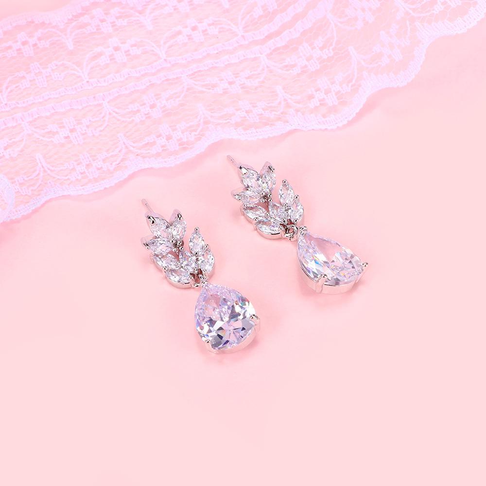 Party Gift Cubic Bridal Jewelry Zircon Drop Earrings Long Earrings Earrings Dangle Earrings серебряный
Party Gift Cubic Bridal Jewelry Zircon Drop Earrings Long Earrings Earrings Dangle Earrings серебряный