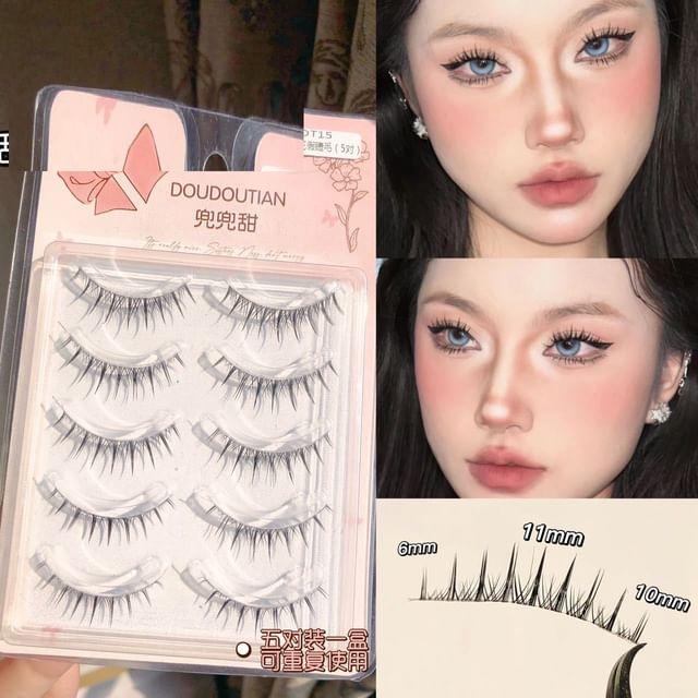 Aimo - False Eyelashes DDT15 - Black - One Size
Aimo - False Eyelashes DDT15 - Black - One Size