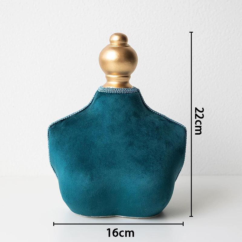 Retro Jewelry Display Stand Luxury Showcase Necklace Display Rack Live Streaming Blue Velvet Necklace Jewelry Shooting Props
Retro Jewelry Display Stand Luxury Showcase Necklace Display Rack Live Streaming Blue Velvet Necklace Jewelry Shooting Props