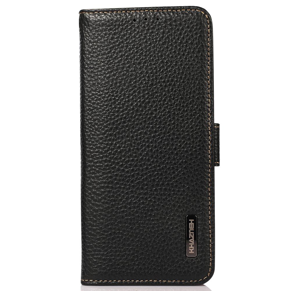 KHAZNEH For Xiaomi Redmi Note 11 4G (Qualcomm)/Note 11S 4G RFID Blocking Litchi Texture Genuine Leather Phone Case with Wallet Stand Black
KHAZNEH For Xiaomi Redmi Note 11 4G (Qualcomm)/Note 11S 4G RFID Blocking Litchi Texture Genuine Leather Phone Case with Wallet Stand Black