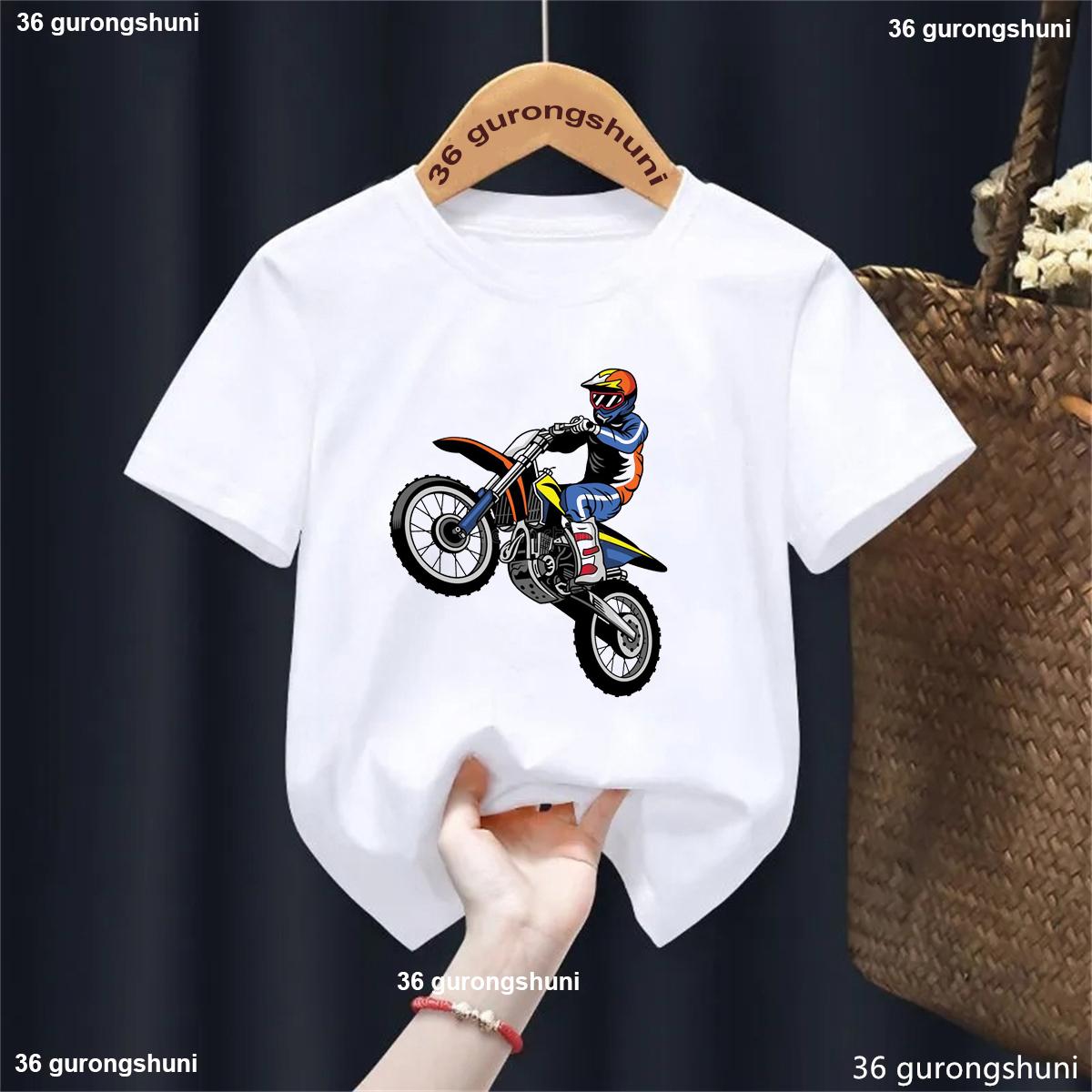 Summer Gray-Blue T-Shirt with Cool Super Motorcycle Racing Graphic Print Boys Fashion Hip-Hop Clothing 160
Summer Gray-Blue T-Shirt with Cool Super Motorcycle Racing Graphic Print Boys Fashion Hip-Hop Clothing 160