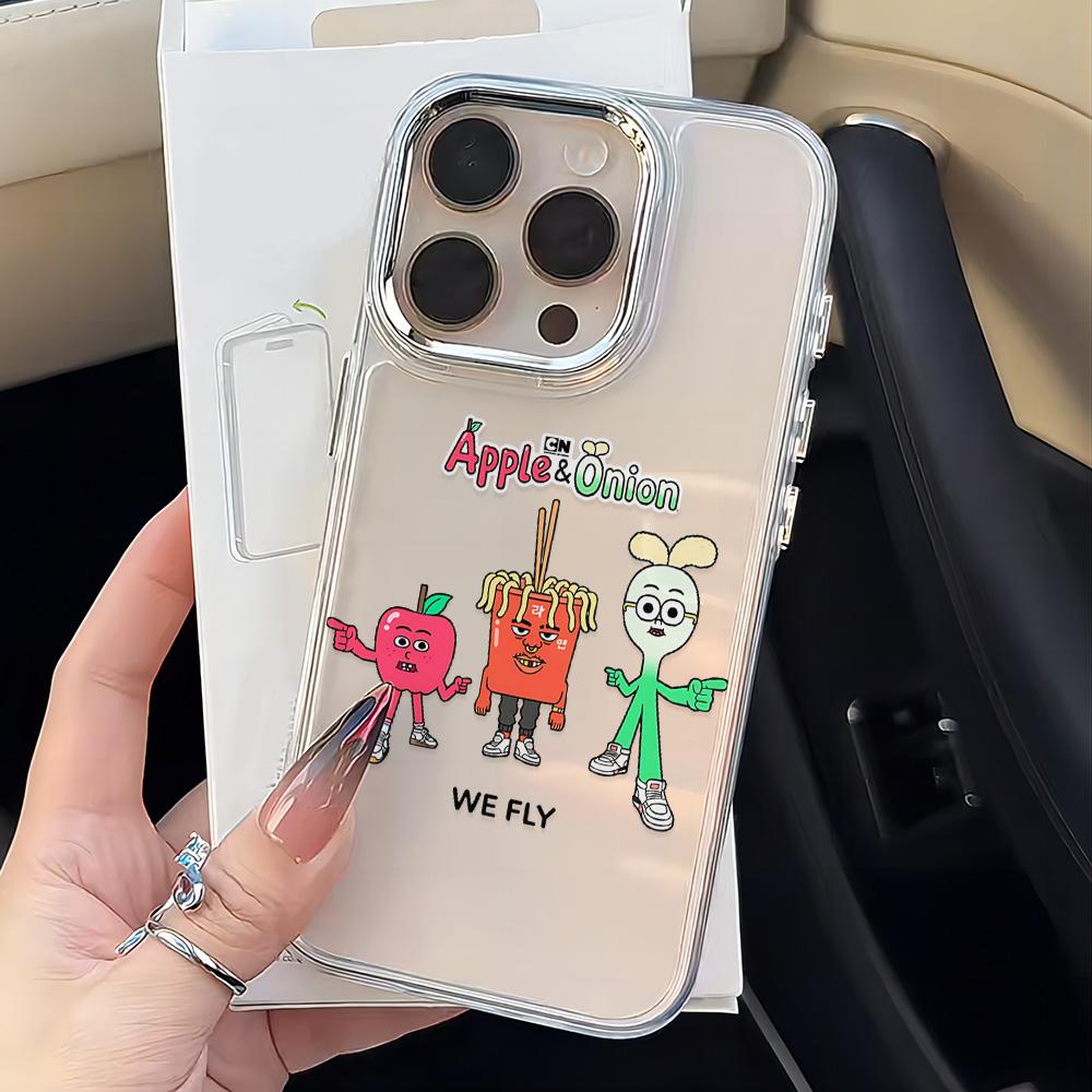Cartoon Apple And Onion Phone Case for Xiaomi Redmi Note A5 A3 15 14 13 14c 13c 12 11 12s 12c 10c 10 9 Pro Plus 4G 5G Cover Redmi 9T 4G
Cartoon Apple And Onion Phone Case for Xiaomi Redmi Note A5 A3 15 14 13 14c 13c 12 11 12s 12c 10c 10 9 Pro Plus 4G 5G Cover Redmi 9T 4G