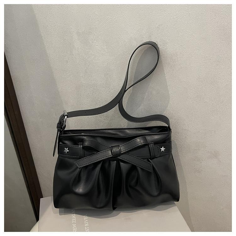 New Trendy Shoulder Bag Women Bow Handle Crossbody Bag Fashiable Small Design Comfortable and Versatile Texture Storage Bags чёрный
New Trendy Shoulder Bag Women Bow Handle Crossbody Bag Fashiable Small Design Comfortable and Versatile Texture Storage Bags чёрный