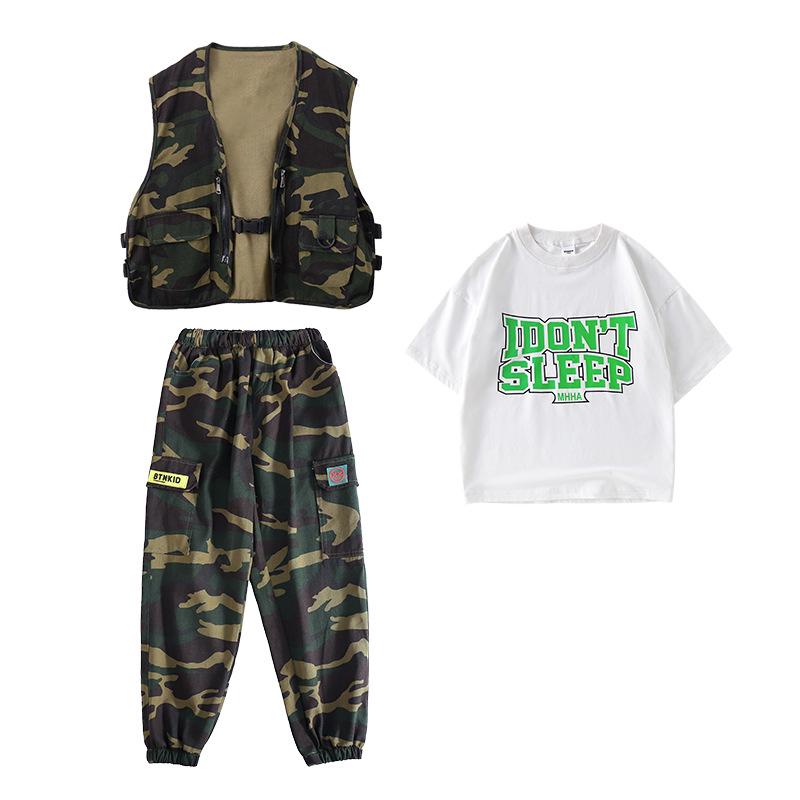 Костюм для японских уличных танцев для девочек - Детский костюм для хип-хопа и джаза для модного выступления на сцене и подиуме 120cm
Костюм для японских уличных танцев для девочек - Детский костюм для хип-хопа и джаза для модного выступления на сцене и подиуме 120cm