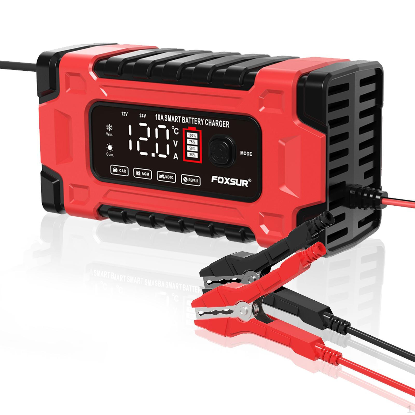 Car Battery Charger 8 Amp Maintainer for Motorcycle Boat Marine
Car Battery Charger 8 Amp Maintainer for Motorcycle Boat Marine