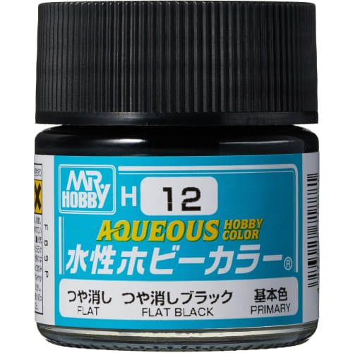 GSI Creos New Water-based Hobby Color Matte Black Matte 10ml Model Paint H12 
GSI Creos New Water-based Hobby Color Matte Black Matte 10ml Model Paint H12