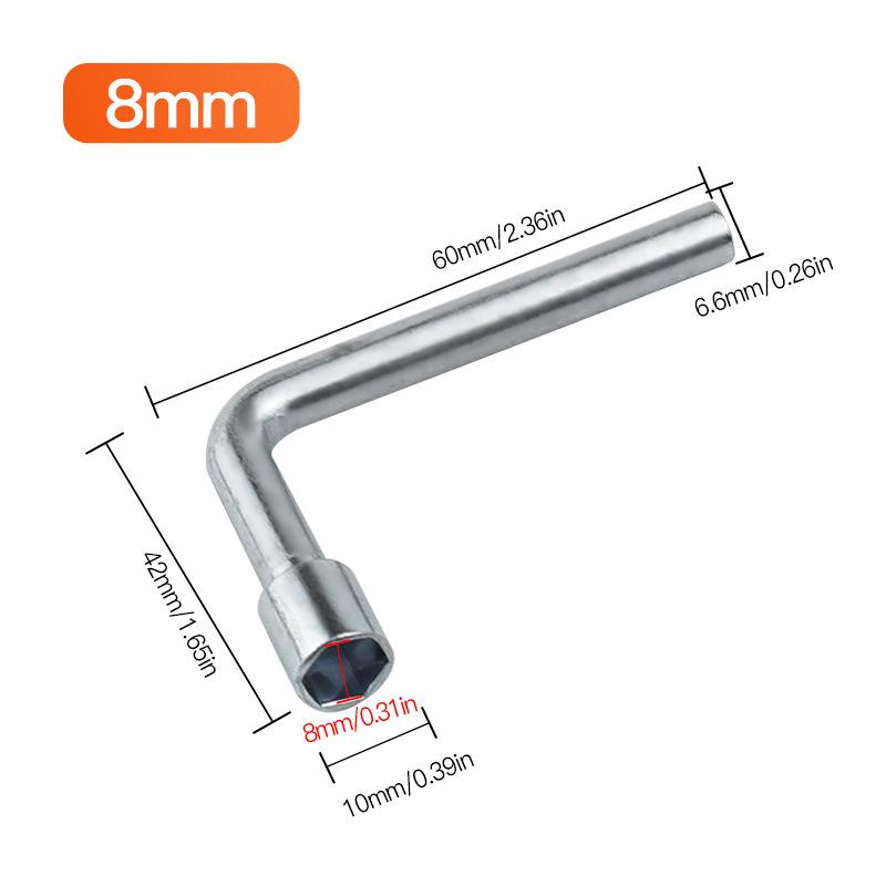 L-shaped Hex Socket Wrench & Pipe Holder Tool for Vehicles
L-shaped Hex Socket Wrench & Pipe Holder Tool for Vehicles