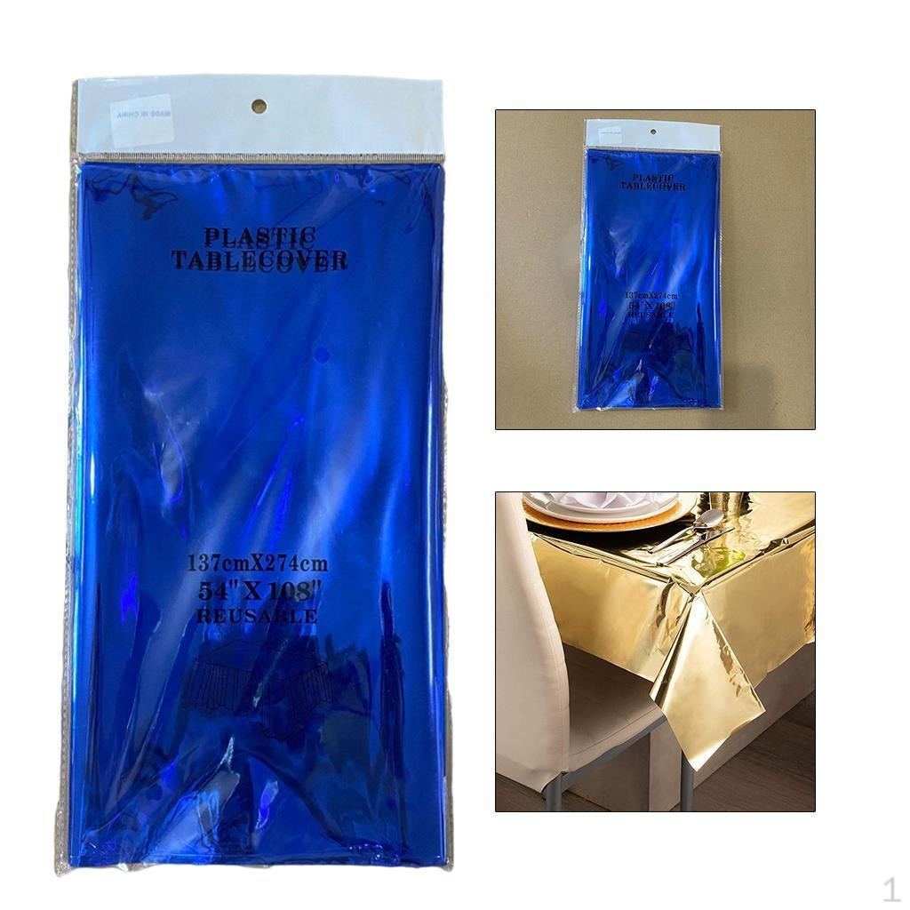 Tablecloth Table Cover 54 X 108 Inch Shiny Plastic Cloth Party Tablecover for синій
Tablecloth Table Cover 54 X 108 Inch Shiny Plastic Cloth Party Tablecover for синій