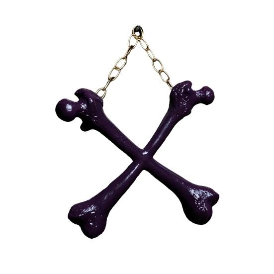 Bone Pendant Fine Carved Crossover Bones Gothic Style Wall Hanging Ornament Dark Gothic Home фіолетовий
Bone Pendant Fine Carved Crossover Bones Gothic Style Wall Hanging Ornament Dark Gothic Home фіолетовий