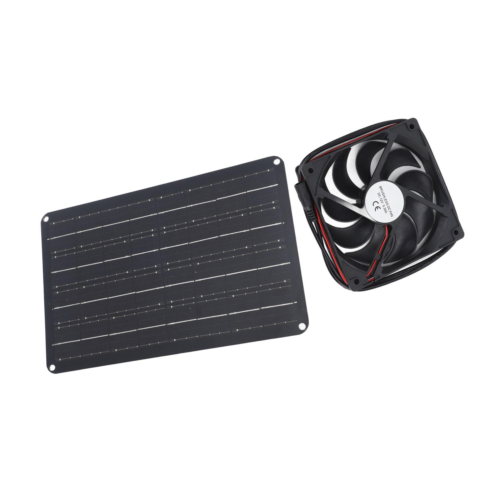 Solar Panel Fan Kit 15W 12V Exhaust Fan with 4.9ft Cable Window Vent Fan for Small Green House Coops Sheds Pet Houses
Solar Panel Fan Kit 15W 12V Exhaust Fan with 4.9ft Cable Window Vent Fan for Small Green House Coops Sheds Pet Houses