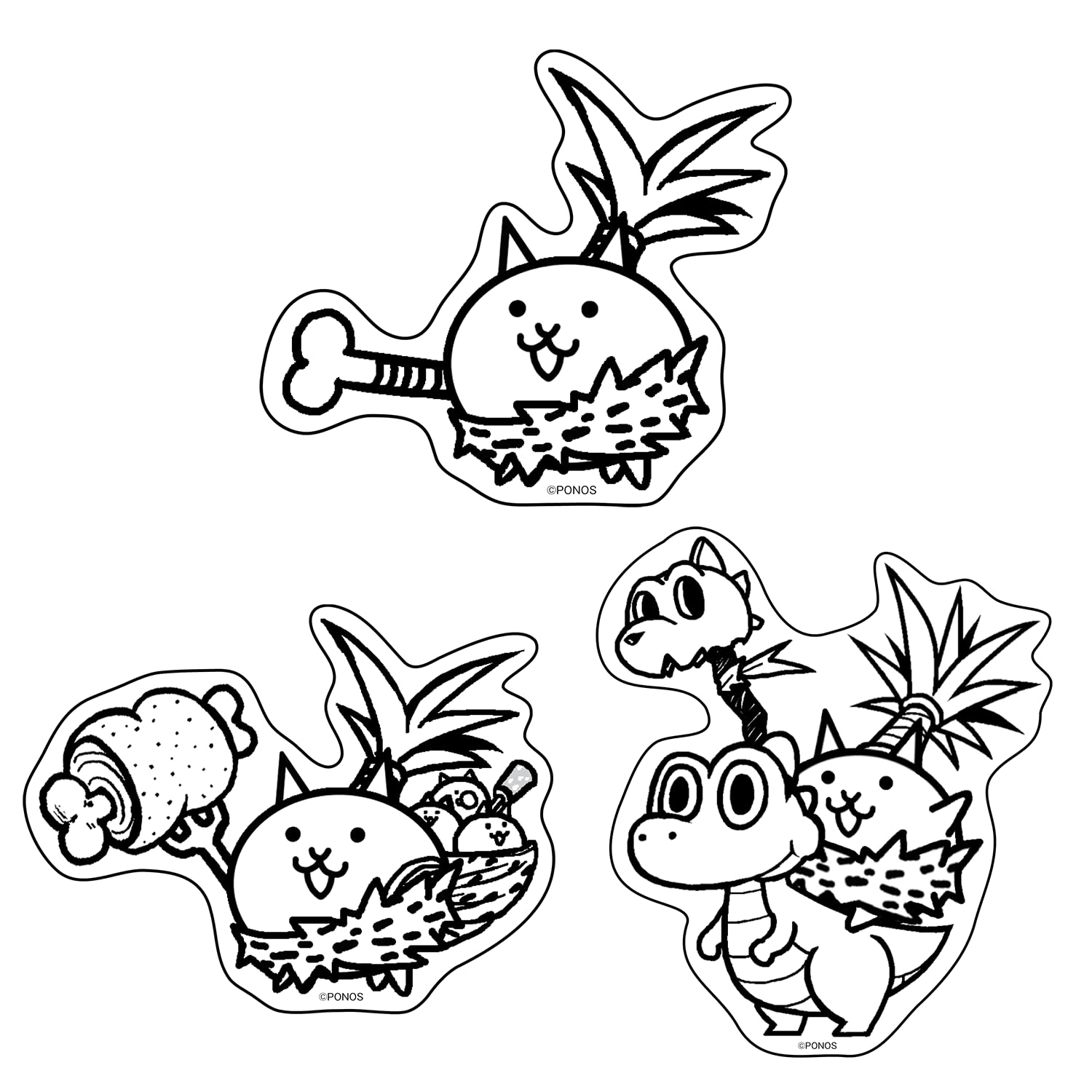 Sticker Set Neko Jura Nyanko Daishouten белый
Sticker Set Neko Jura Nyanko Daishouten белый