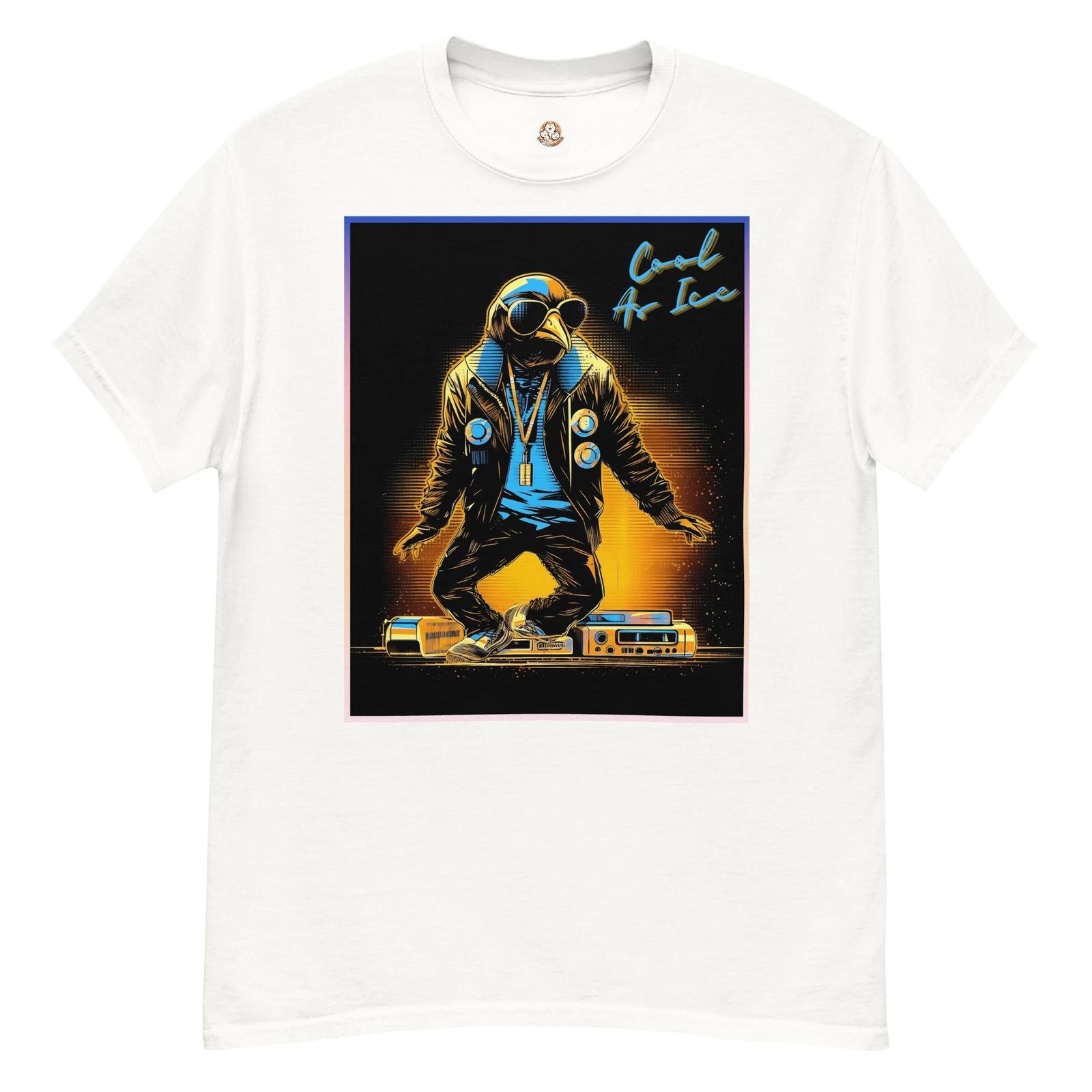 Live With Laughter Novelty Graphic T-Shirt - Cool As Ice (White) XL
Live With Laughter Novelty Graphic T-Shirt - Cool As Ice (White) XL