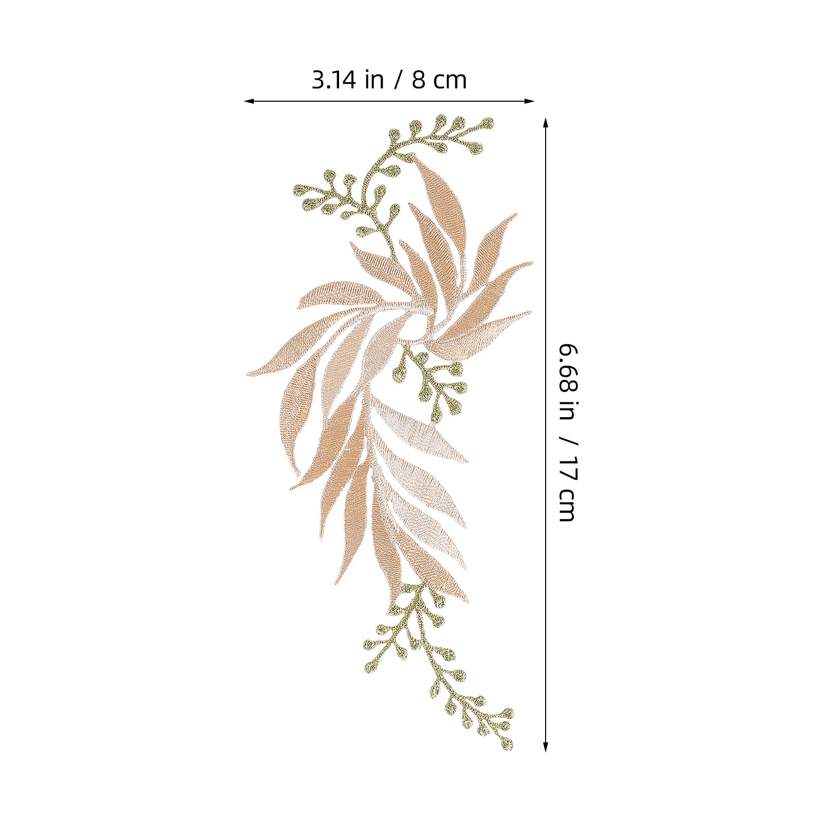 2Pcs DIY Leaf Embroidered Patches Iron on Sew Clothing Repair Appliques for T-Shirts Jeans Hats Backpacks Decorative Accessories жовтий
2Pcs DIY Leaf Embroidered Patches Iron on Sew Clothing Repair Appliques for T-Shirts Jeans Hats Backpacks Decorative Accessories жовтий