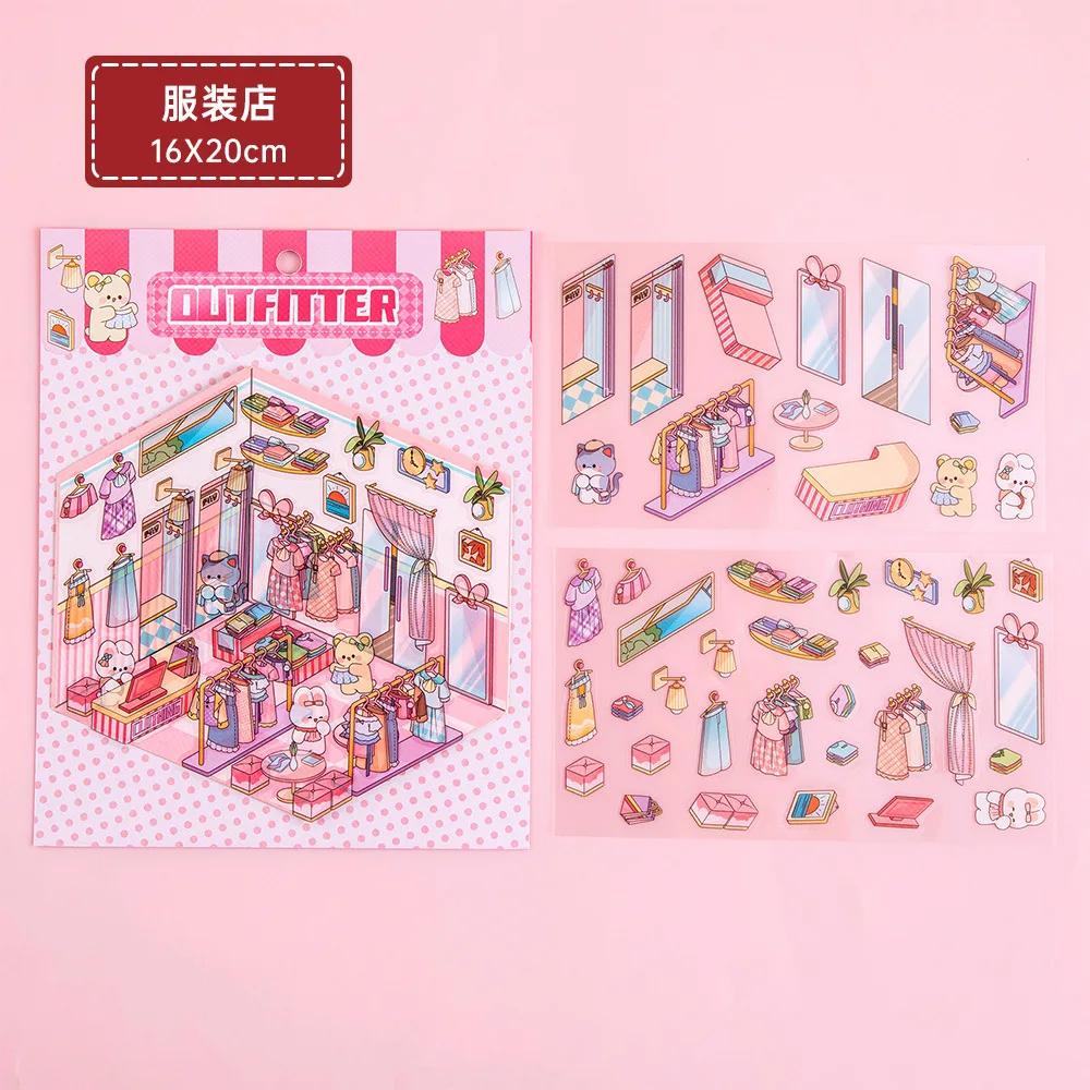 2 Sheets Cartoon Miniature Scene Stickers No Cutting Landscape Stickers 3D Stereoscopic Hut Hand Tent Stickers
2 Sheets Cartoon Miniature Scene Stickers No Cutting Landscape Stickers 3D Stereoscopic Hut Hand Tent Stickers