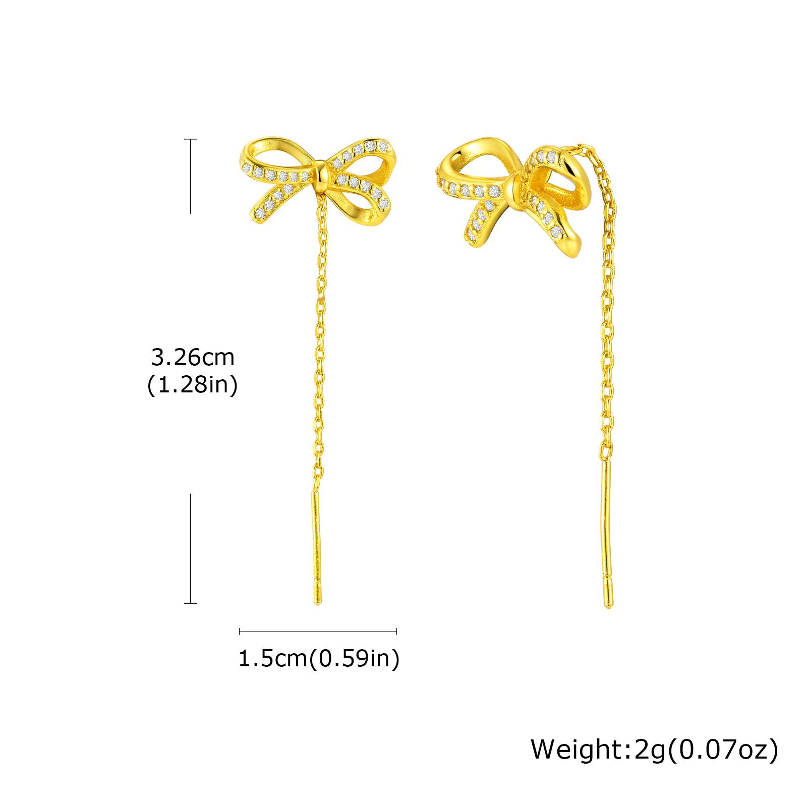 Unique Design Delicate Zircon Bowknot Tassel Earrings for Women Gold Plated Bow Dangle Earrings Elegant Jewelry Wedding Party
Unique Design Delicate Zircon Bowknot Tassel Earrings for Women Gold Plated Bow Dangle Earrings Elegant Jewelry Wedding Party