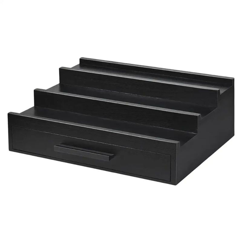 AEE4-Perfume Organizer Tray Fragrance Rack Three-Layer Perfume Holder Fragrance Display Black Perfume Organizer With Drawers чёрный
AEE4-Perfume Organizer Tray Fragrance Rack Three-Layer Perfume Holder Fragrance Display Black Perfume Organizer With Drawers чёрный