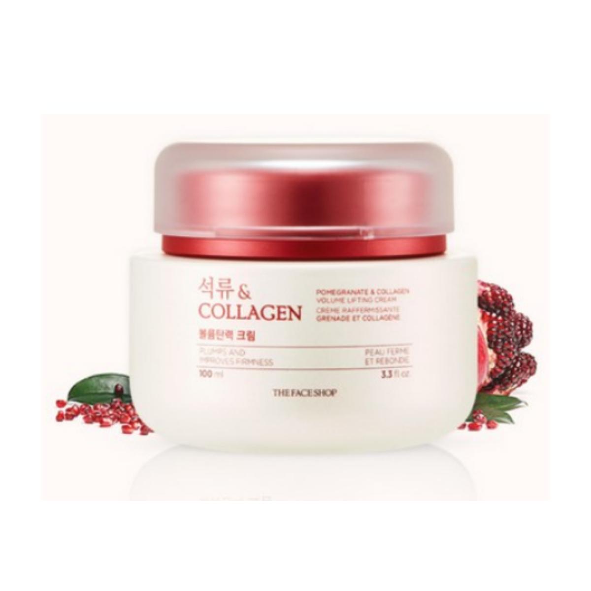 Крем для придания упругости и объема с гранатом и коллагеном The Face Shop (100мл)
Крем для придания упругости и объема с гранатом и коллагеном The Face Shop (100мл)