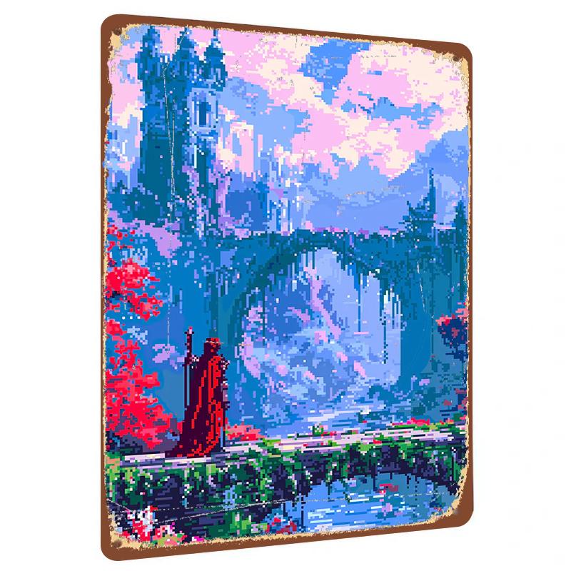 Dream Pixel Castle Landscape Metal Wall Art Creative Home Decor Living Room 20x30cm(7.8x11.8inch)
Dream Pixel Castle Landscape Metal Wall Art Creative Home Decor Living Room 20x30cm(7.8x11.8inch)
