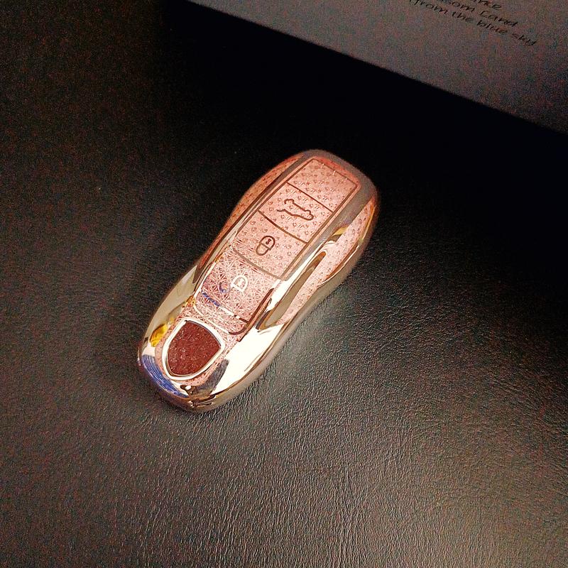 Pink Diamond TPU 3 Button for Porsche Panamera Spyder Carrera Macan Boxster Cayman Cayenne 911 970 981 991 Car Key Case Cover
Pink Diamond TPU 3 Button for Porsche Panamera Spyder Carrera Macan Boxster Cayman Cayenne 911 970 981 991 Car Key Case Cover