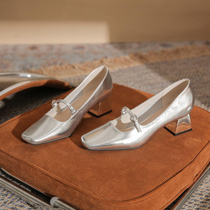 5885 Fashion Show Thick Heel Niche Design Women s Single Shoes New Summer Mary Jane Silver Women 34
5885 Fashion Show Thick Heel Niche Design Women s Single Shoes New Summer Mary Jane Silver Women 34