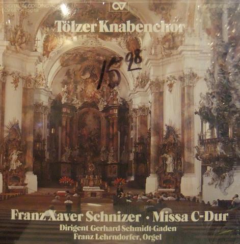 LP Record GERHARD SCHMIDT GADEN TOLZER KNABE Franz Xaver Schnizer Missa Cdur 68104 CARUS Germany Classical Used
LP Record GERHARD SCHMIDT GADEN TOLZER KNABE Franz Xaver Schnizer Missa Cdur 68104 CARUS Germany Classical Used
