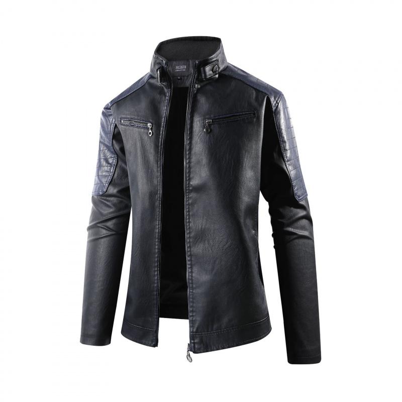 European size thin new casual leather jacket for men, Korean style slim-fit trendy youth PU leather jacket men s clothing 5XL
European size thin new casual leather jacket for men, Korean style slim-fit trendy youth PU leather jacket men s clothing 5XL