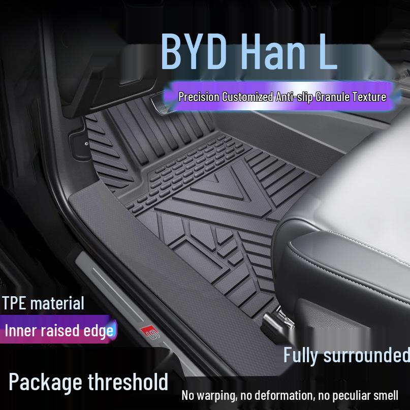 BYD Han L EV DMI DMP TPE Комплект ковриков на весь салон и накладок на пороги Single Layer Upgraded
BYD Han L EV DMI DMP TPE Комплект ковриков на весь салон и накладок на пороги Single Layer Upgraded