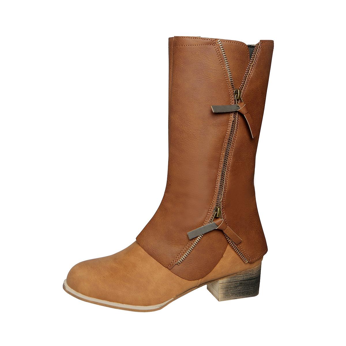 Women Soft Leather Boots Wide Calf Autumn and Winter British Resume Work Side Zipper Women s Tassel Round Head Large Tenis 43 світло-коричневого кольору
Women Soft Leather Boots Wide Calf Autumn and Winter British Resume Work Side Zipper Women s Tassel Round Head Large Tenis 43 світло-коричневого кольору