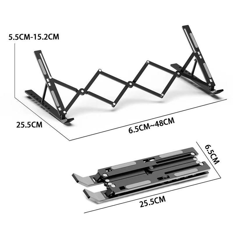 Aluminum Alloy Adjustable Laptop & Tablet Stand with Heat Dissipation
Aluminum Alloy Adjustable Laptop & Tablet Stand with Heat Dissipation