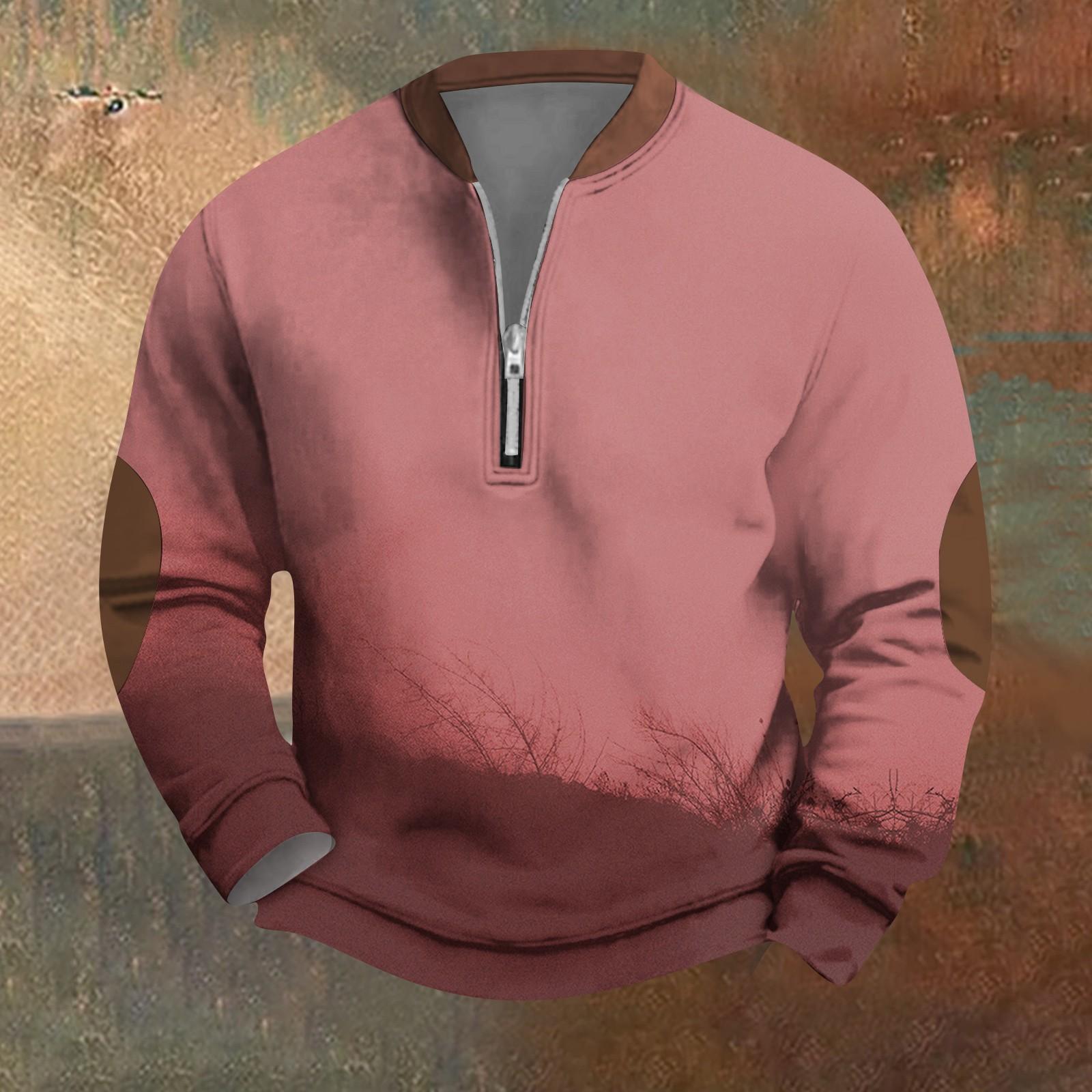 Мужская повседневная толстовка в стиле ретро с градиентным принтом XL красный
Мужская повседневная толстовка в стиле ретро с градиентным принтом XL красный