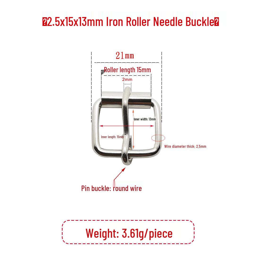 Серебряная железная регулируемая роликовая пряжка с язычком для рюкзаков и сумок Roller Pin Buckle (Iron)
Серебряная железная регулируемая роликовая пряжка с язычком для рюкзаков и сумок Roller Pin Buckle (Iron)