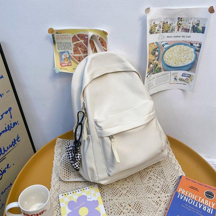 ins solid color backpack female Korean version simple large capacity schoolbag high school student backpack junior high school backpack Single pack
ins solid color backpack female Korean version simple large capacity schoolbag high school student backpack junior high school backpack Single pack
