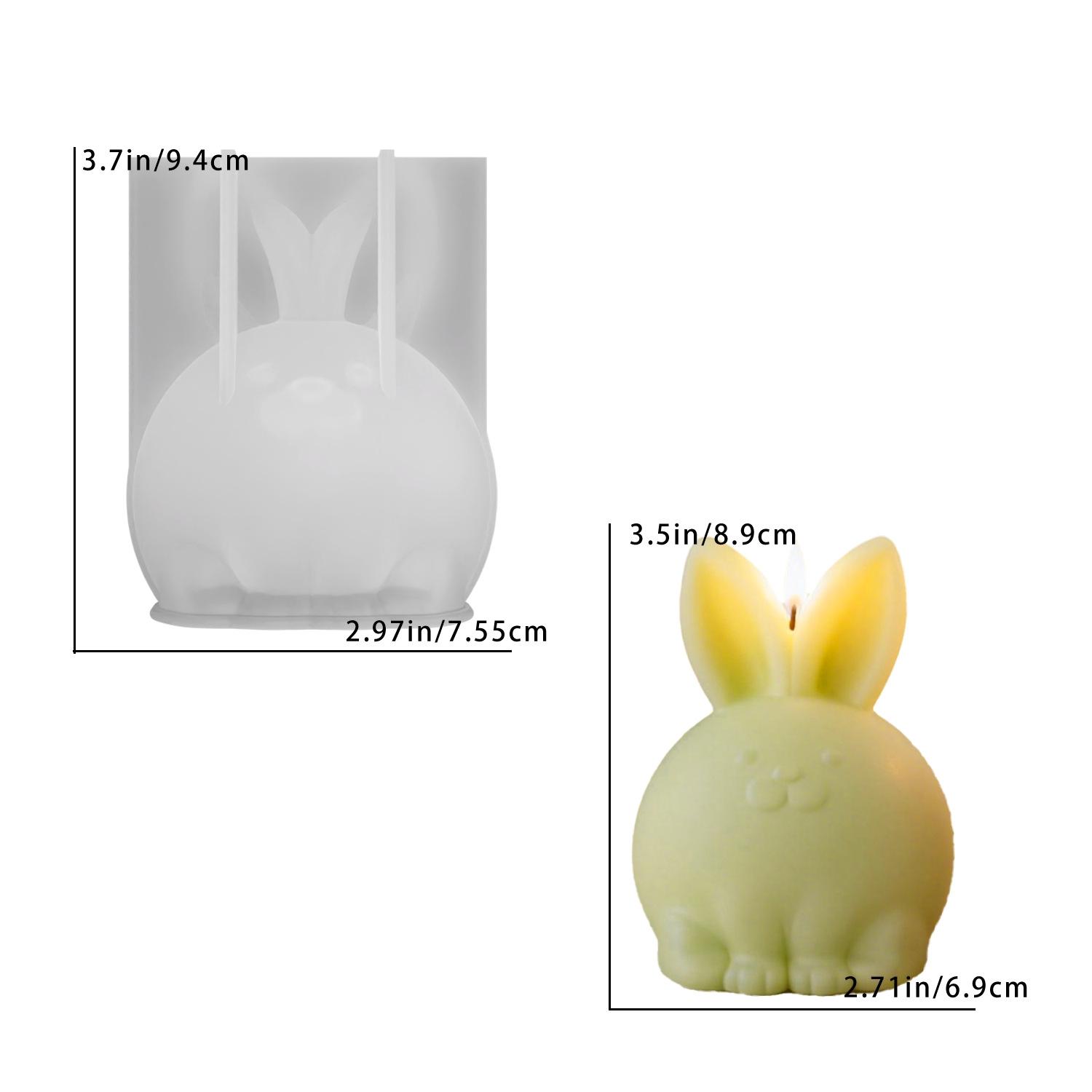 DIY Easter Cute Fat Little Rabbit Silicone Candle Mold Aromatherapy Candle Rabbit Shaped Gypsum Resin Mold
DIY Easter Cute Fat Little Rabbit Silicone Candle Mold Aromatherapy Candle Rabbit Shaped Gypsum Resin Mold