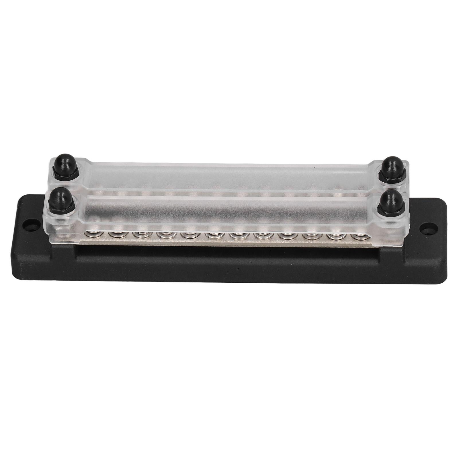 48V 150A 24 Terminal Bus Bar Dual Rowbus Bar Block with Base OT Terminal for Car RV Trailers
48V 150A 24 Terminal Bus Bar Dual Rowbus Bar Block with Base OT Terminal for Car RV Trailers