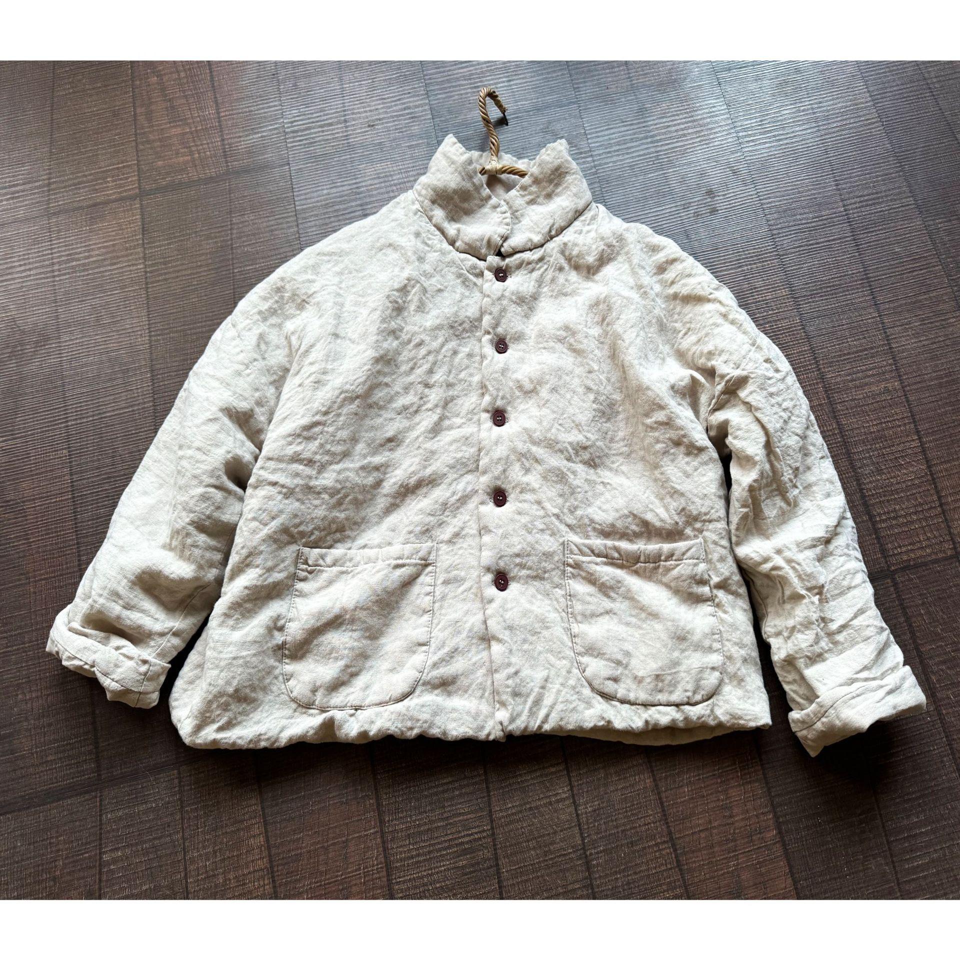 Johnature Женское зимнее пальто в китайском стиле с карманами на пуговицах, с длинным рукавом и отложным воротником, однотонное женское One Size
Johnature Женское зимнее пальто в китайском стиле с карманами на пуговицах, с длинным рукавом и отложным воротником, однотонное женское One Size