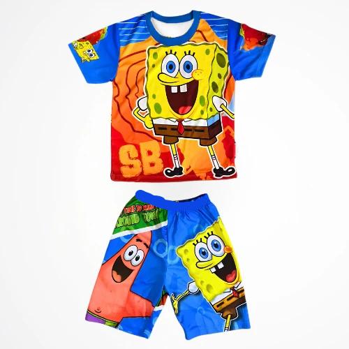 Adorably Cute SpongeBob Adult and Kids Pajama Set, 3D Full-Body Cartoon Print, Short-Sleeve and Shorts Loungewear 100
Adorably Cute SpongeBob Adult and Kids Pajama Set, 3D Full-Body Cartoon Print, Short-Sleeve and Shorts Loungewear 100