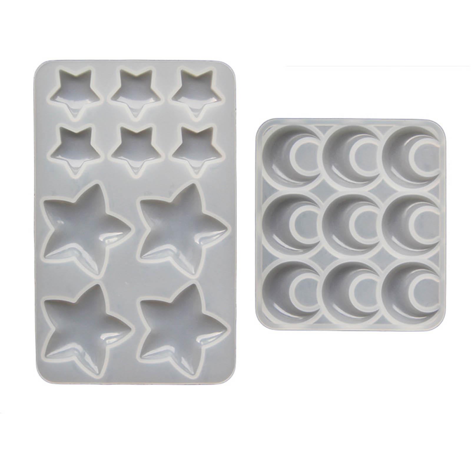 Easy to Use Silicone Mould Versatile Moon Star Pendant Mold DIY Jewelry Projects Casting Mould Jewelry Decor Molds 1
Easy to Use Silicone Mould Versatile Moon Star Pendant Mold DIY Jewelry Projects Casting Mould Jewelry Decor Molds 1