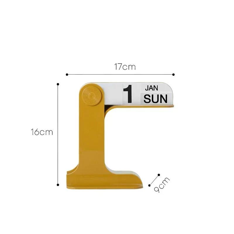 Ins Creative Flippable Calendar Rotatable Desk Calendar Art Crafts Ornaments Home Decoration Accessories For Livingroom Office жовтий
Ins Creative Flippable Calendar Rotatable Desk Calendar Art Crafts Ornaments Home Decoration Accessories For Livingroom Office жовтий