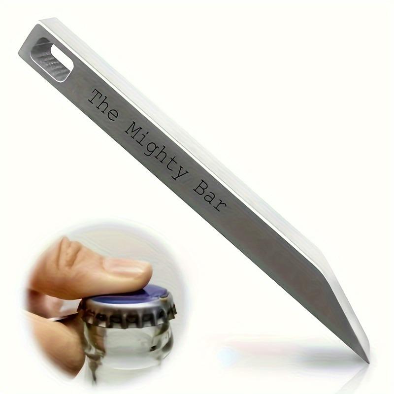 Карманный нож и открывалка для бутылок Mighty Bar - Сверхпрочный брелок из нержавеющей стали, многофункциональный инструмент для повседневного ношения
Карманный нож и открывалка для бутылок Mighty Bar - Сверхпрочный брелок из нержавеющей стали, многофункциональный инструмент для повседневного ношения