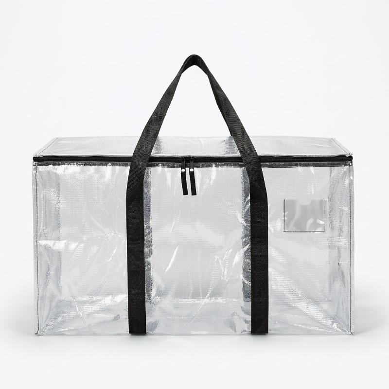 Thickened Waterproof Clothing Storage Bag Suitable for Kindergarten Blankets and Bedding Dustproof Household Organizing Bags with Reinforced Handle 69X35X38CM 2pcs прозорий
Thickened Waterproof Clothing Storage Bag Suitable for Kindergarten Blankets and Bedding Dustproof Household Organizing Bags with Reinforced Handle 69X35X38CM 2pcs прозорий